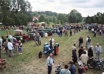 Dreschvorführung 2003
