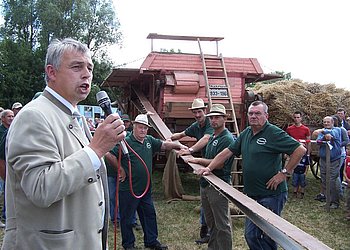 Dreschvorführung 2009